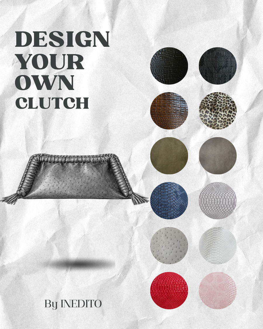Clutch personnalisée (pochette/pouch)