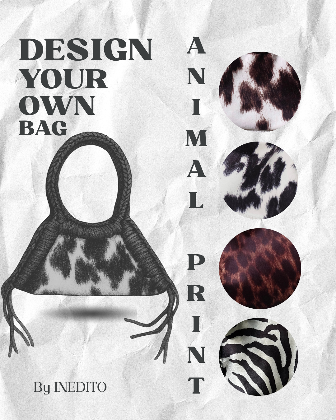 Sac personnalisé Milan (imprimés animaux)